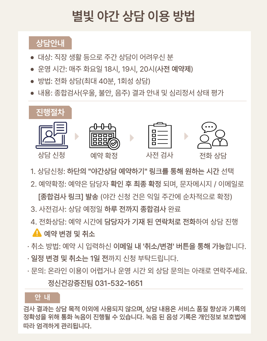 12-2 ‘지친 당신의 밤을 지킵니다’...포천시정신건강복지센터 ‘별빛 야간 상담’ 운영.jpg