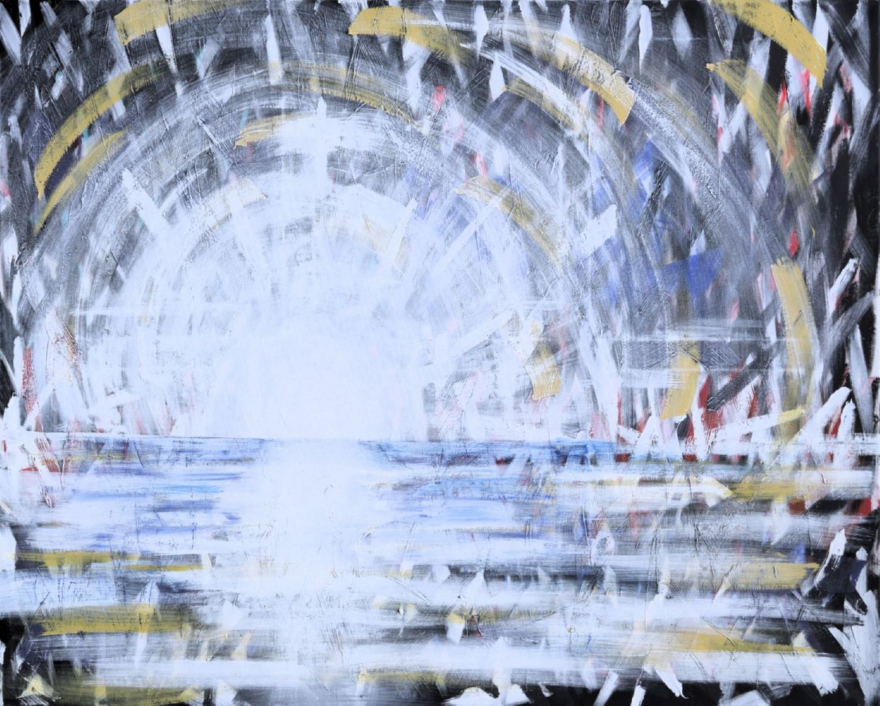 김창완, 해돋이 2, 130×162cm, Acrylic on canvas.jpg