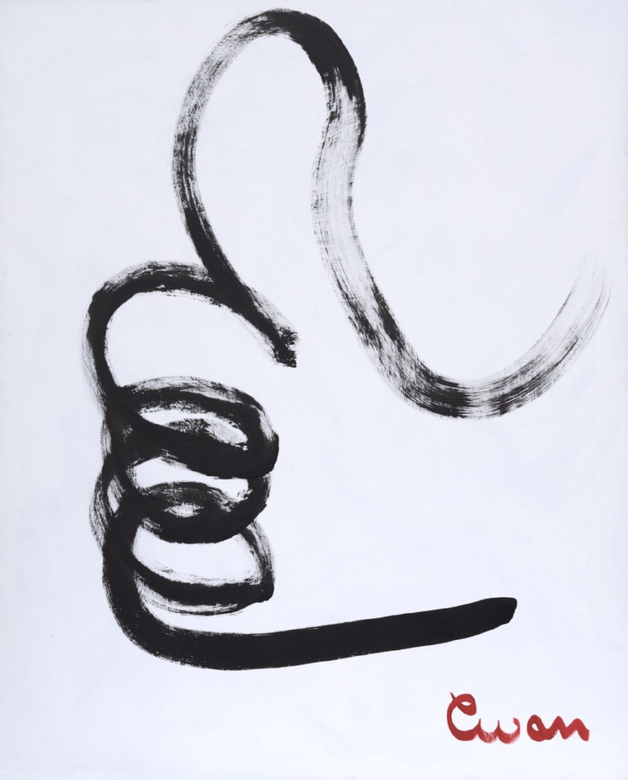 김창완, 엄지척, 162×130cm, Acrylic on canvas.jpg