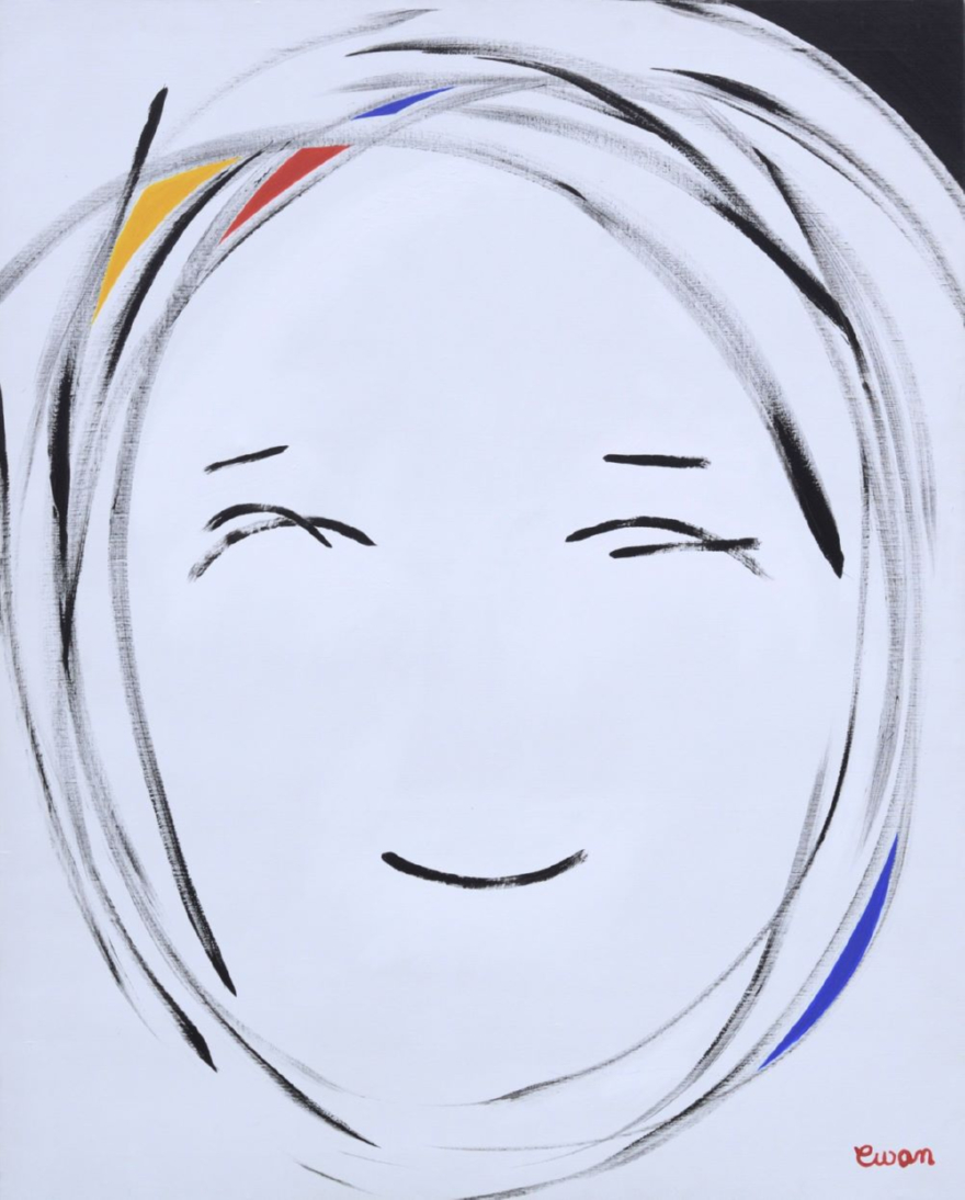 김창완, 코 없는 엄마, 162×130cm, Acrylic on canvas.jpg