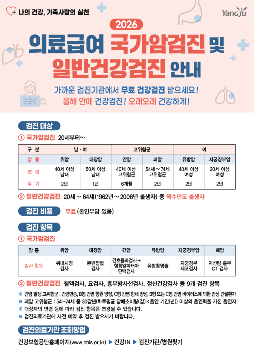 5.28.-양주시, 국가암검진 사업 연중 실시… ‘암은 조기검진이 최선’.jpg