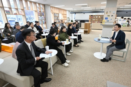 의정부시, 의정부1동 주민센터서 ‘흥선권역 현장 티타임’… 지역 현안 소통 강화