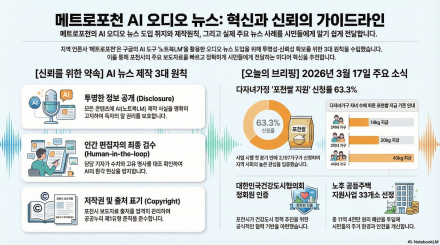 포천 소식을 더 빠르고 생생하게, '메트로포천 AI 뉴스'