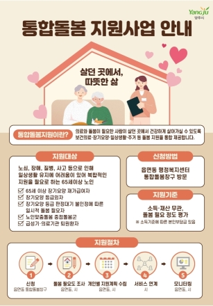 양주시, ‘살던 곳에서 노후를’... 양주형 통합돌봄 ‘온(溫)케어’ 27일 본격 가동