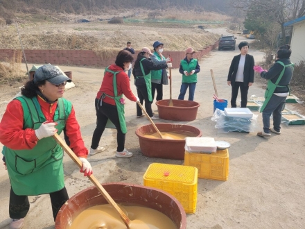 폐식용유가 비누로, 비누는 이웃에게…영중면 새마을부녀회의 따뜻한 순환