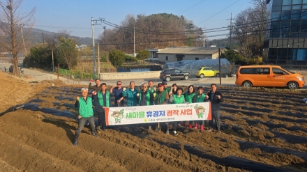 포천시 소흘읍 새마을협의회, 휴경지 감자 식재로 ‘이웃사랑’ 실천