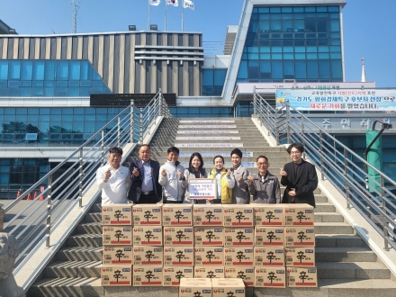 포천시 태사모봉사회, 가산면 취약계층 위해 라면 30박스 기탁