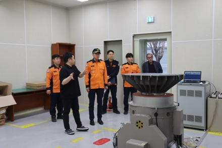 포천소방서, 군내면 자동차부품 제조공장 현장안전지도 실시