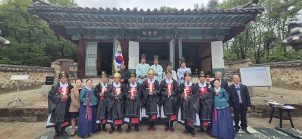 포천 옥병서원 춘기향사 봉행… 선현의 숨결 속에 지역 안녕 기원
