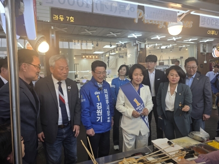 김원기 의정부시장 후보, 추미애 경기지사 후보에 ‘의정부 3대 현안’ 정책 제안