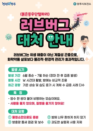 양주시, 말라리아 차단 ‘유충 방제’에 총력... “장구벌레 1마리가 모기 500마리”
