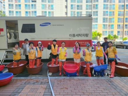 양주2동 적십자봉사회, 어버이날 ‘이동 세탁차’ 가동... 복지 사각지대 틈새 메운다