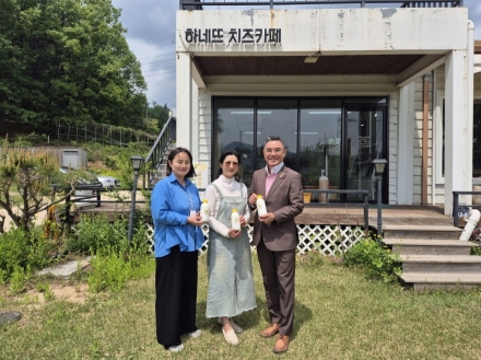 포천 영중면 ‘하네뜨’, 지역 취약계층 위해 유제품 160개 후원