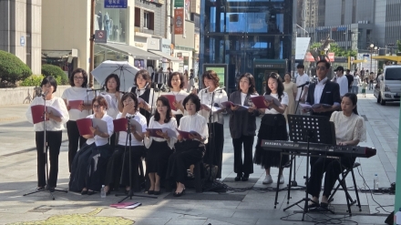 의정부 행복로에 울려 퍼진 선율... ‘거리로 나온 예술’ 시민 사로잡았다