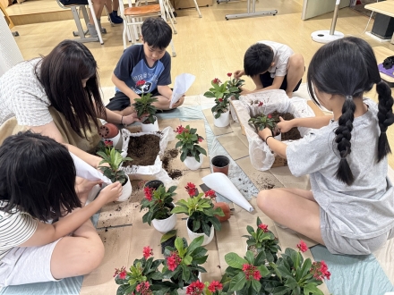 의정부시 송산1동, 아동 정서 안정을 위한 원예 체험 프로그램 운영