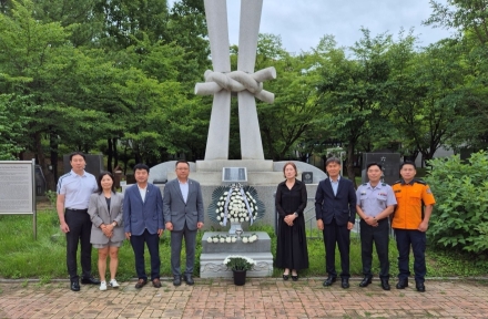 양주시 양주2동 방위협의회, 호국보훈의 달 맞아 ‘6·25 참전유공자비’ 참배