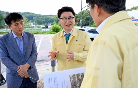 김원기 의정부시장, 민선 9기 첫 행보로 CRC·연결도로 개설 현장 점검
