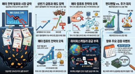 메타 컴퓨트 전략 발표에 반도체주 급락… 공급과잉 오독 및 차익 실현 트리거 분석