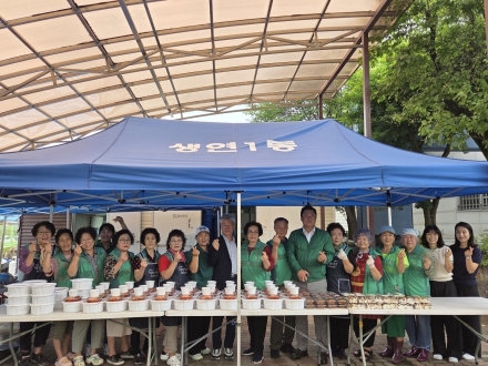 동두천시 생연1동 새마을부녀회, 취약계층 31가구에 보양식 전달