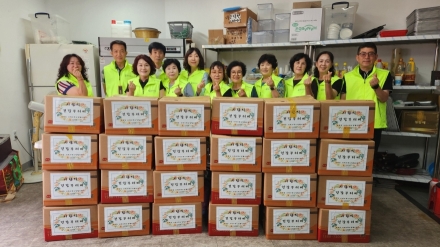 동두천시 중앙동 협의체, 취약계층 30가구에 ‘건강꾸러미’ 전달