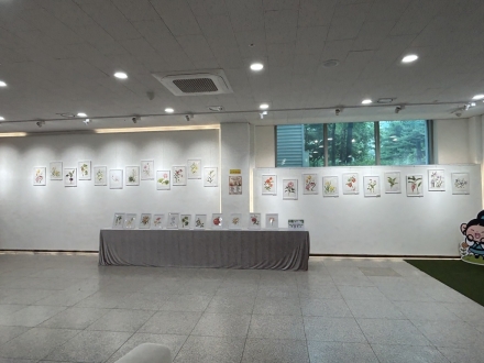 의정부시 신곡1동, ‘보태니컬아트 색연필꽃그림’ 주민 수강생 작품 전시