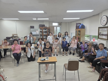동두천시간호사회, 의료 취약 고령층 위한 맞춤형 경로당 봉사 전개