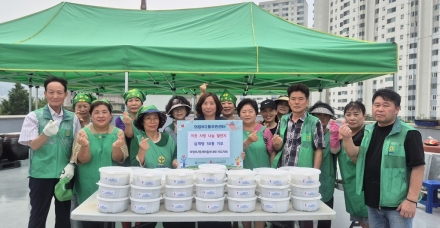 의정부2동 새마을협의회, 취약계층 초복 맞이 보양 삼계탕 50통 전달