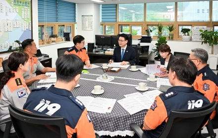 의정부시, 경기북부소방재난본부·의정부소방서 방문… 재난 대응 협력 강화