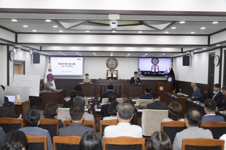 제347회 동두천시의회 임시회 폐회… 주요업무보고 청취 및 조례안 등 3건 원안 가결
