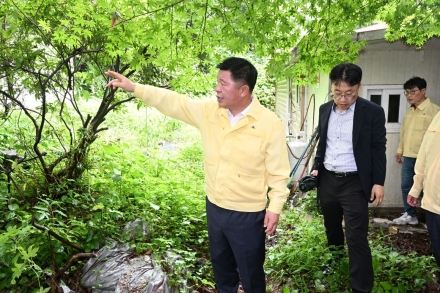 양주시, 회정동 호우 피해주택 현장 점검… 응급복구·재발방지 대책 추진